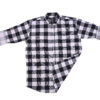 Charp Black & White Checked Shirt