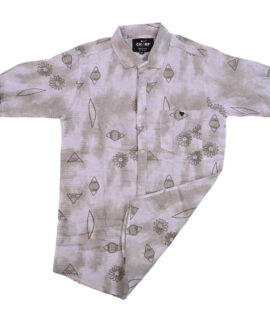 Charp Off-White Floral Print Shirt-1