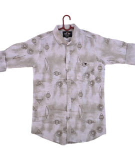 Charp Off-White Floral Print Shirt-3