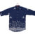 Charp Navy Blue Embroidered Shirt-1
