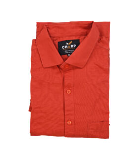 Charp Rust Red Casual Shirt-2