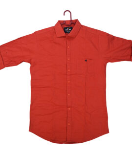 Charp Rust Red Casual Shirt-3
